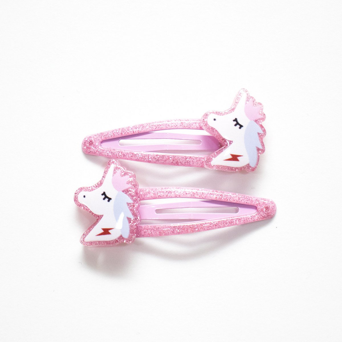 Duo Barrettes Premium Enfant - Sparkle Licornes Etincelantes