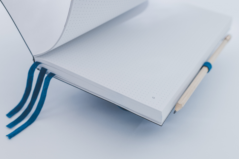 vegan bio-leather notebook - Lilly