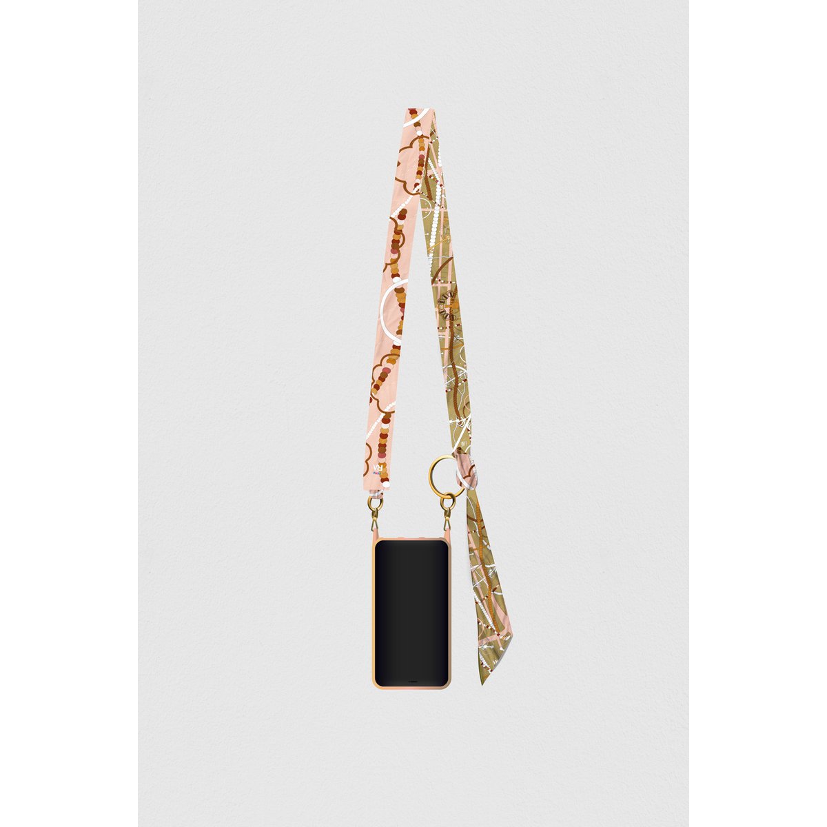 Bandoulière de téléphone "La boîte à bijoux gold"