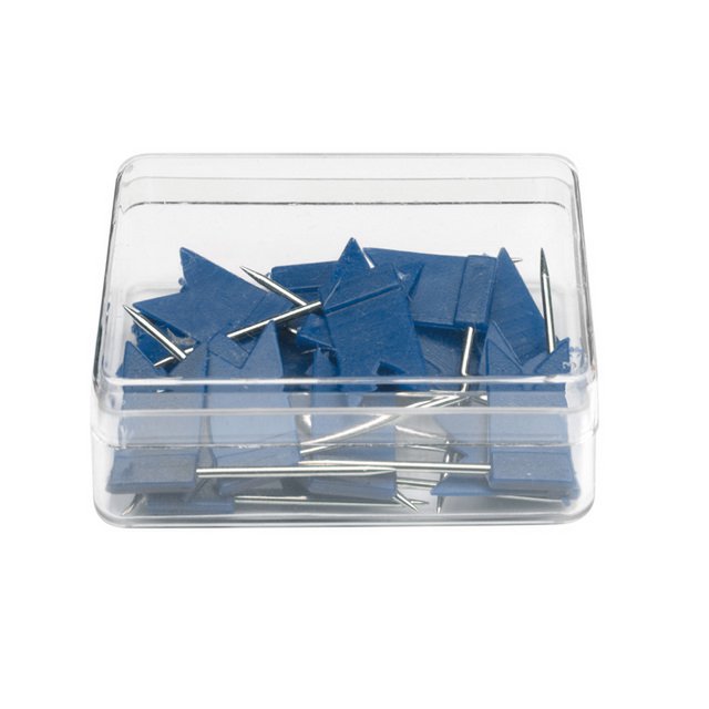 Banderas de marcado Alco d.blue caja de 20 uds. 35mm de largo y bandera 18x10mm