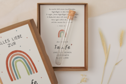 Baptism gift box - rainbow money gift packaging