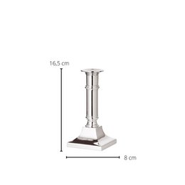 EDZARD Candlestick Candlestick Kent, silver-plated, tarnish-resistant, height 16 cm