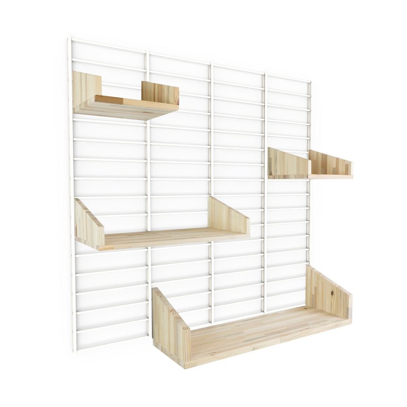 Circular wall rack FENCY package "M" (75x80 cm)