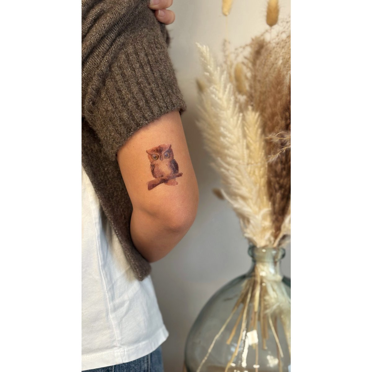 Sioou temporary tattoo - The Owl x5