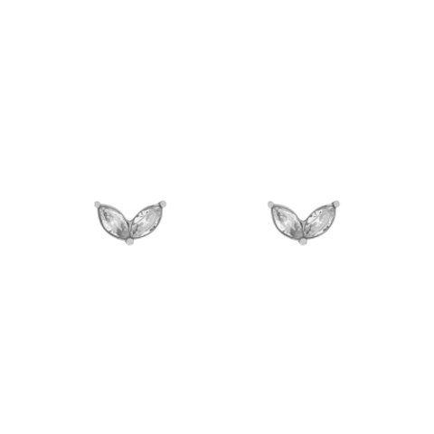 Stud earrings stones wings