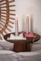Bow candlesticks