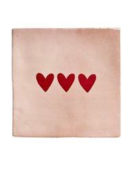 Tegeltje – 3 hartjes | Keramiek 10x10 cm