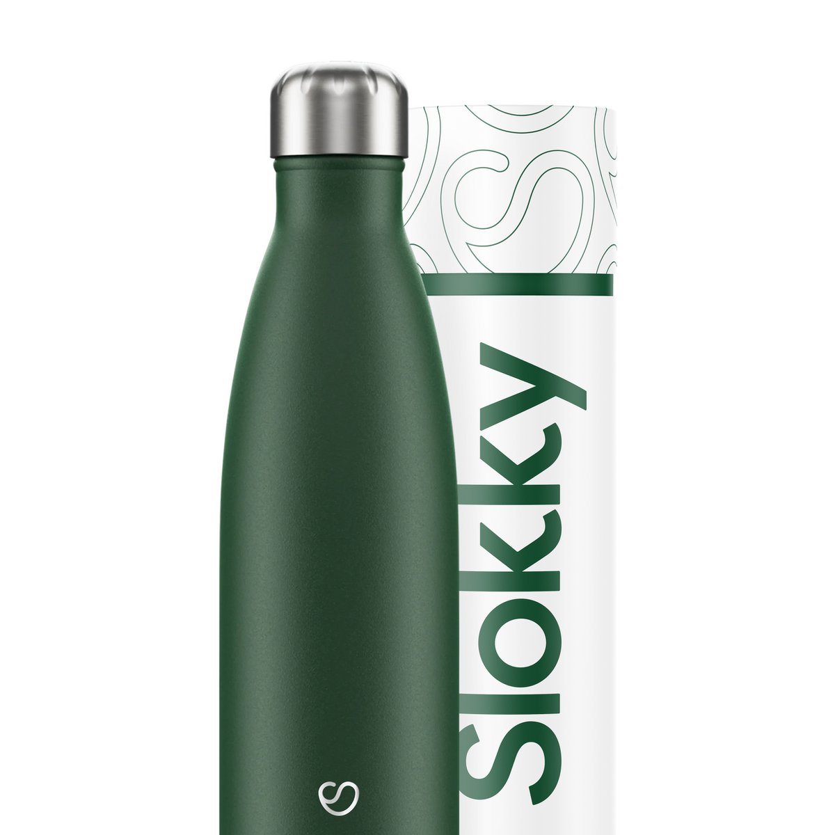 Slokky Matte Green Bottle - 500ml