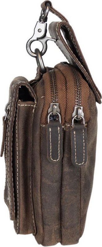 Belt bag light brown buffalo leather belt bag leather fanny pack festival bag light brown