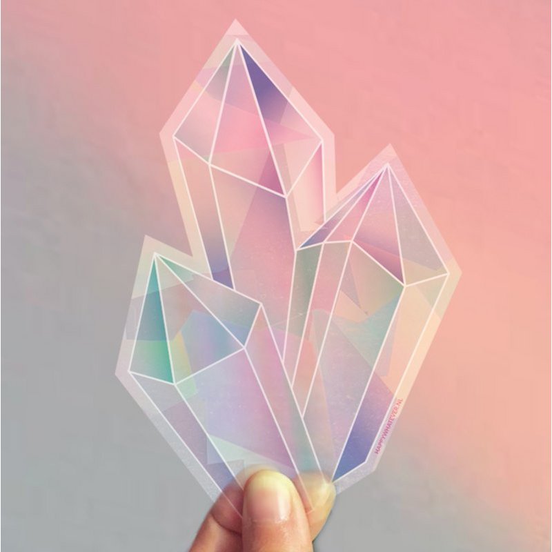 Crystal Rainbowmaker raamsticker / kaart - Set van 3