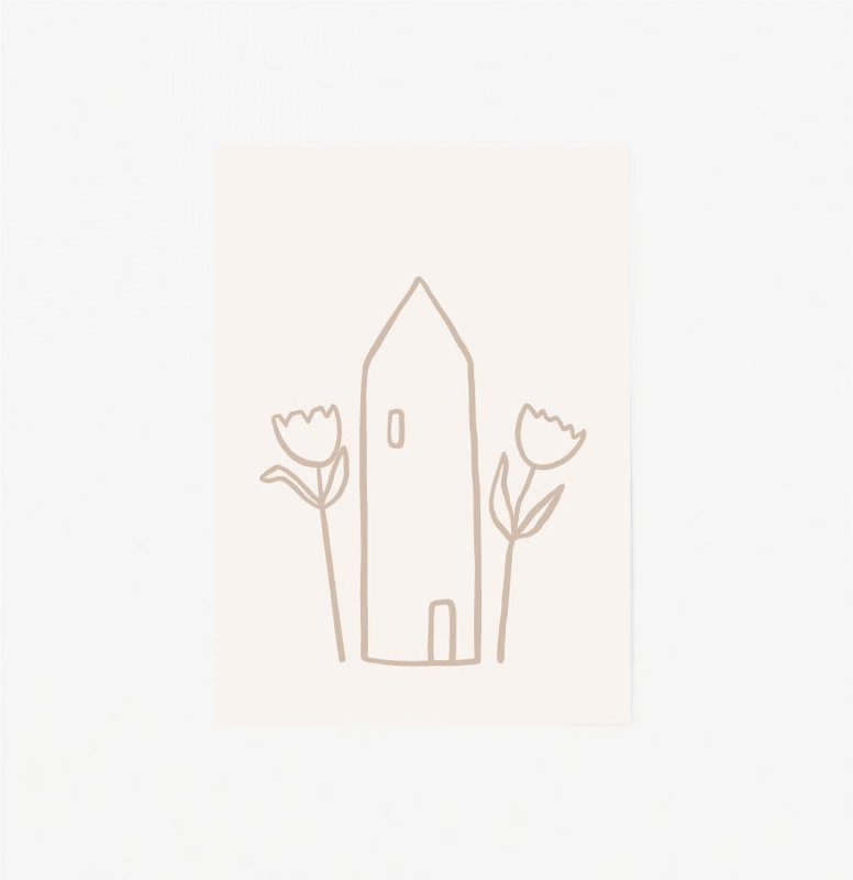 Ansichtkaart / Tulpenhuis