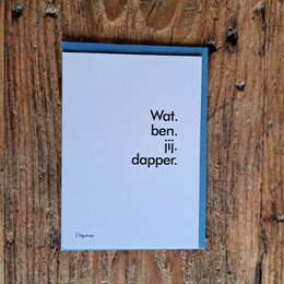 Nooit getwijfeld