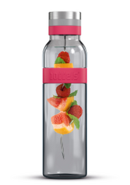  SUND Glaskaraffel 1.100ml Hindbærrød