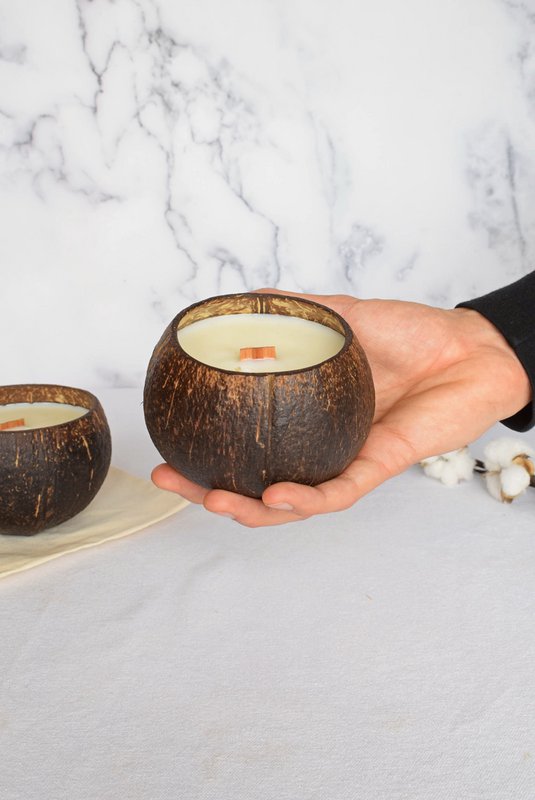 Świeca Zapach Kokosa | 45h aromatycznej świecy