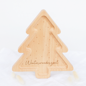 Wooden Board "Winter Wonder Time"