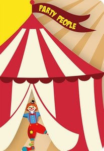 Greeting card Fun-Cut “Circus”