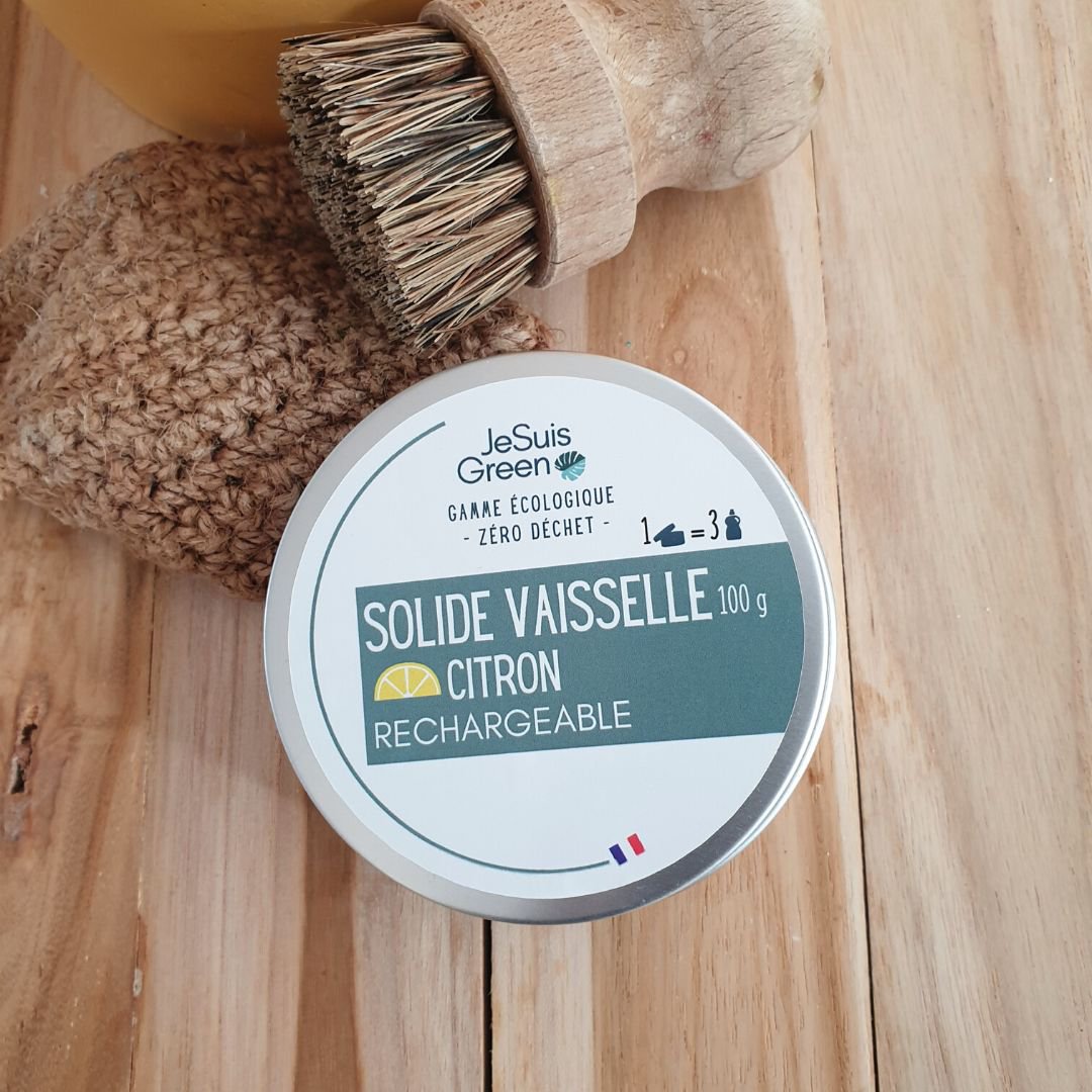 Solide Vaisselle / Savon vaisselle Rechargeable Citron 100g