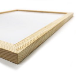 Magnetic chalk board with wooden frame (30x40cm)