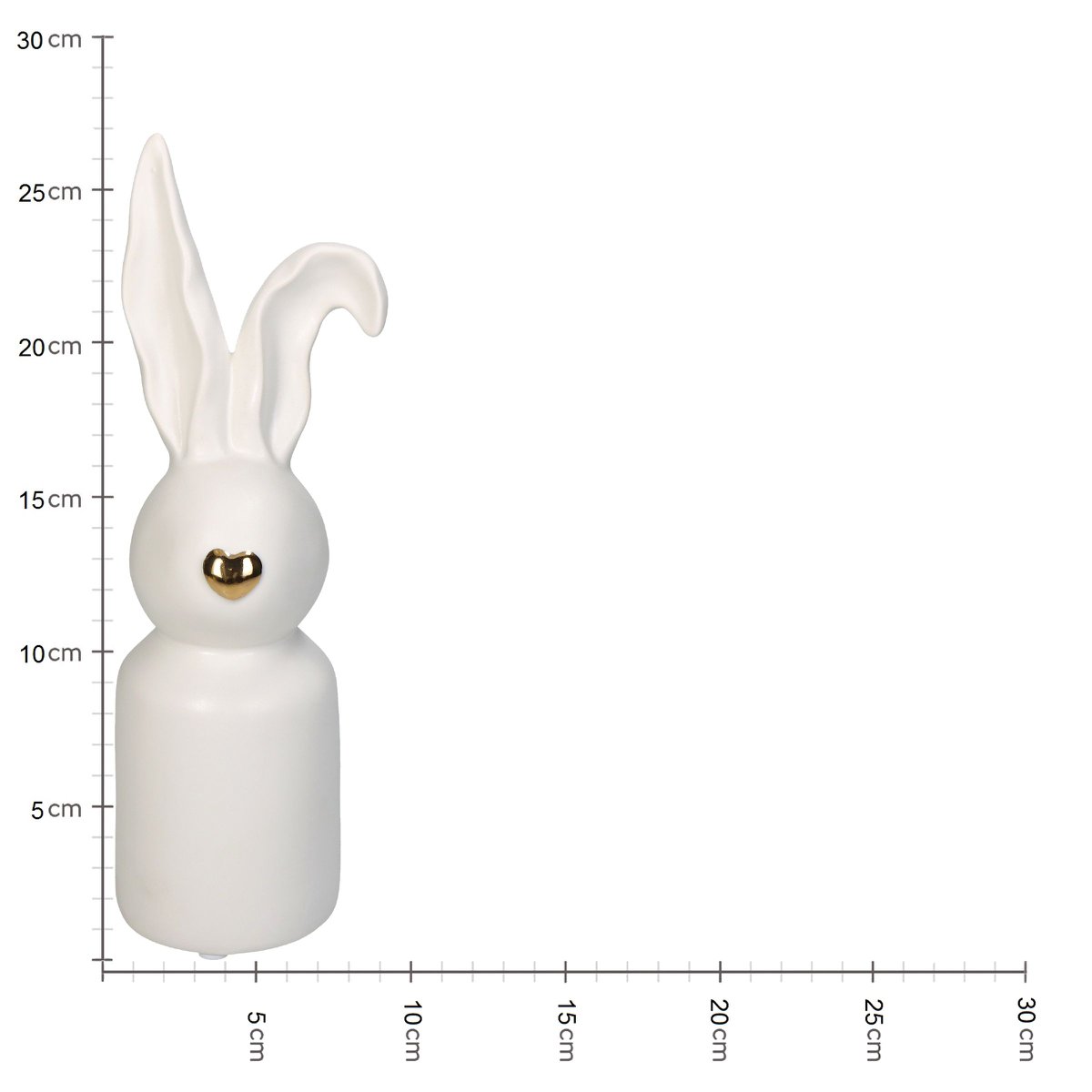 Smukły, złoty wazon Wiggle