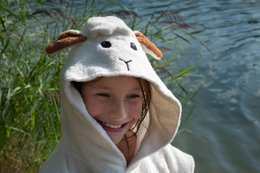 BIO Badeponcho Schaf