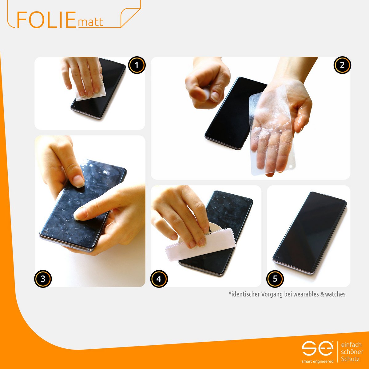 Película protectora 4x se® 3D (antirreflectante) Xiaomi Mi Band 5