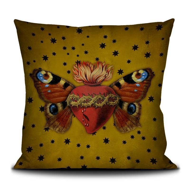 Outdoor -Kissen 60x60 cm heiliger Schmetterling