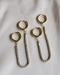 Chesil - Double Piercing Chain Earrings
