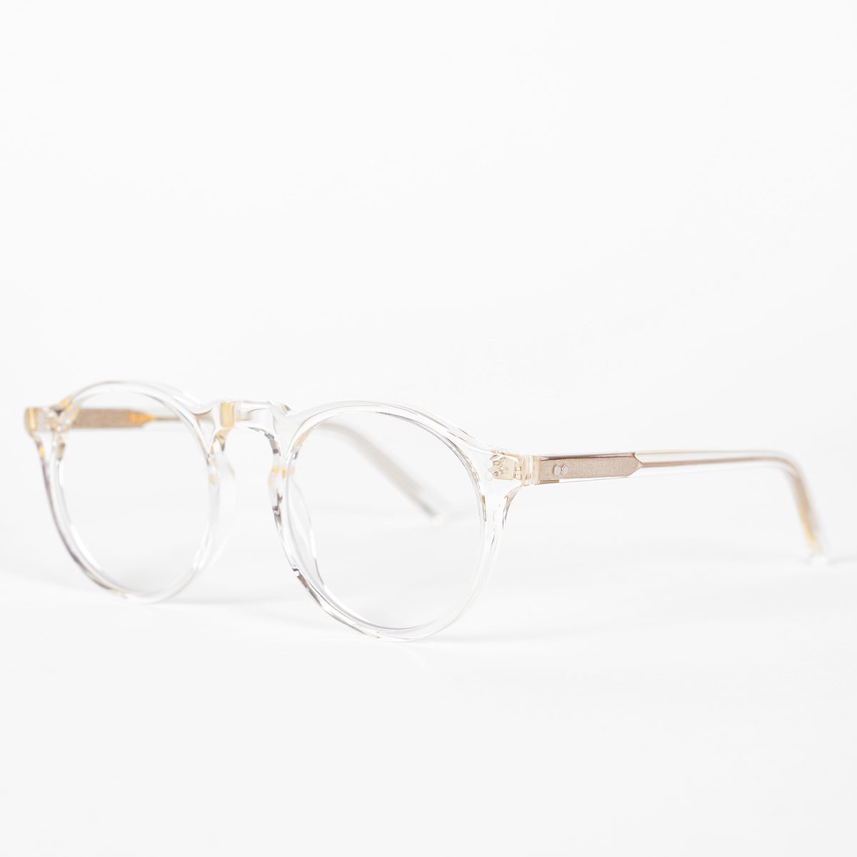 Henry model blue light blocking glasses, acetate frame, invisible color