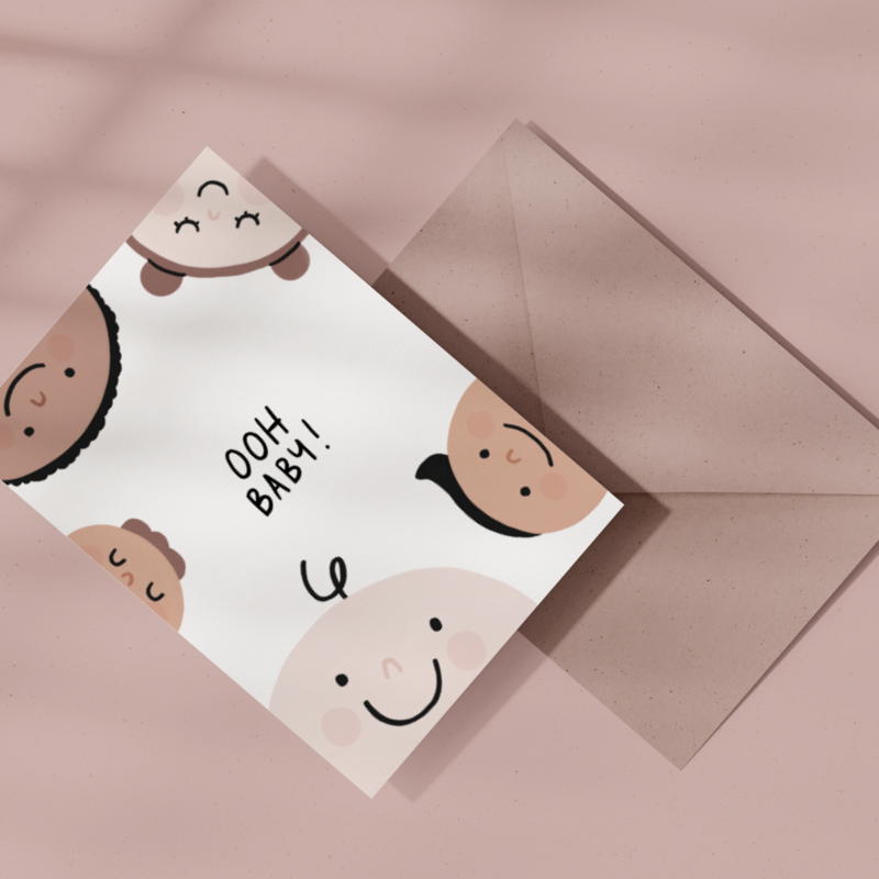 Eco Greeting Card — Baby Boom