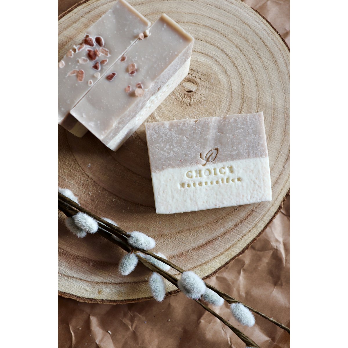 Naturseife mit Himalayasalz "Lavender & Lemon", vegan, palmölfrei