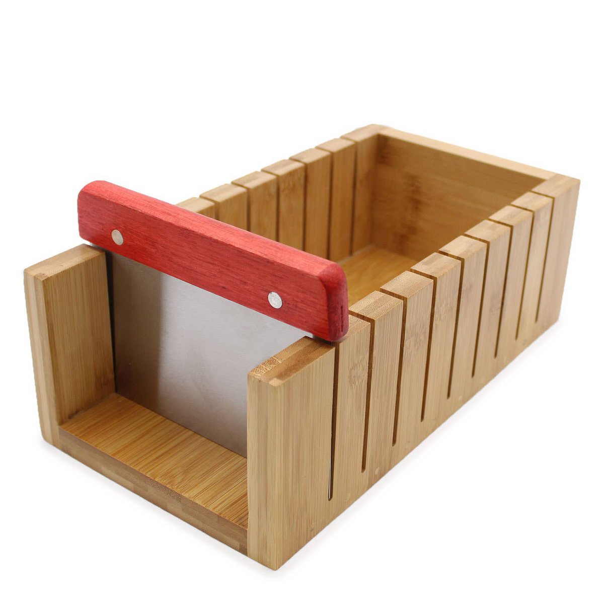 Houten Zeep Loaf Cutter Set - Golvende en Rechte Cutter