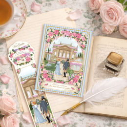 Carte postale A6 - Rosa Garden - Bridgerton