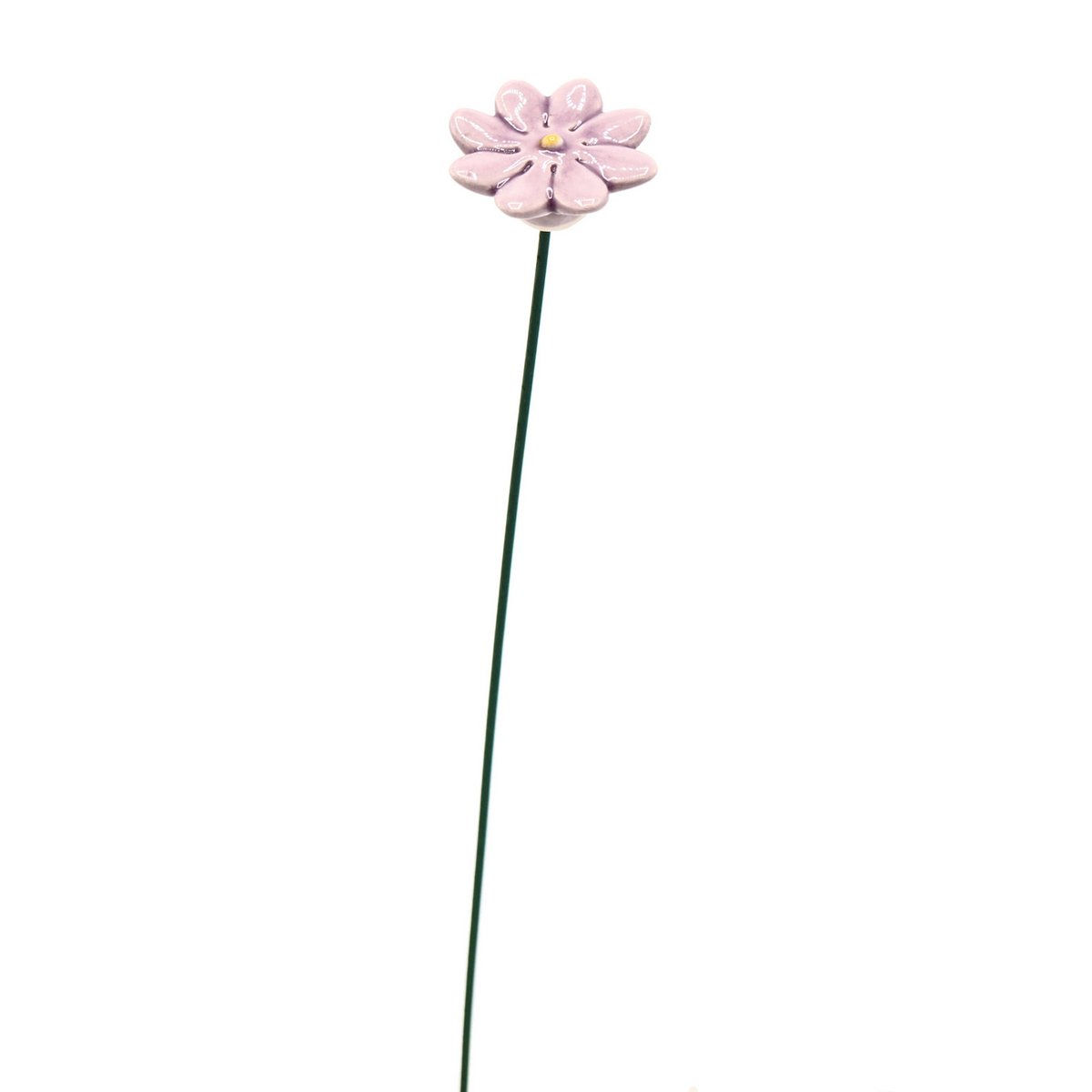 Fiore margherita in ceramica mini lilla 2,5 cm