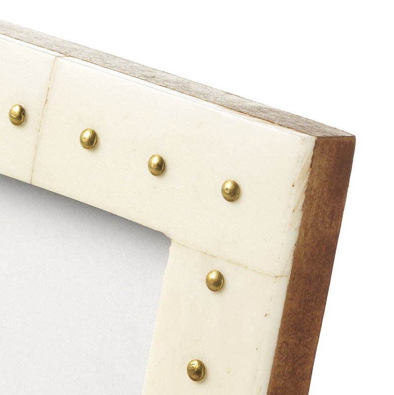 Der Boho Dot Rahmen – Creme – 10x15