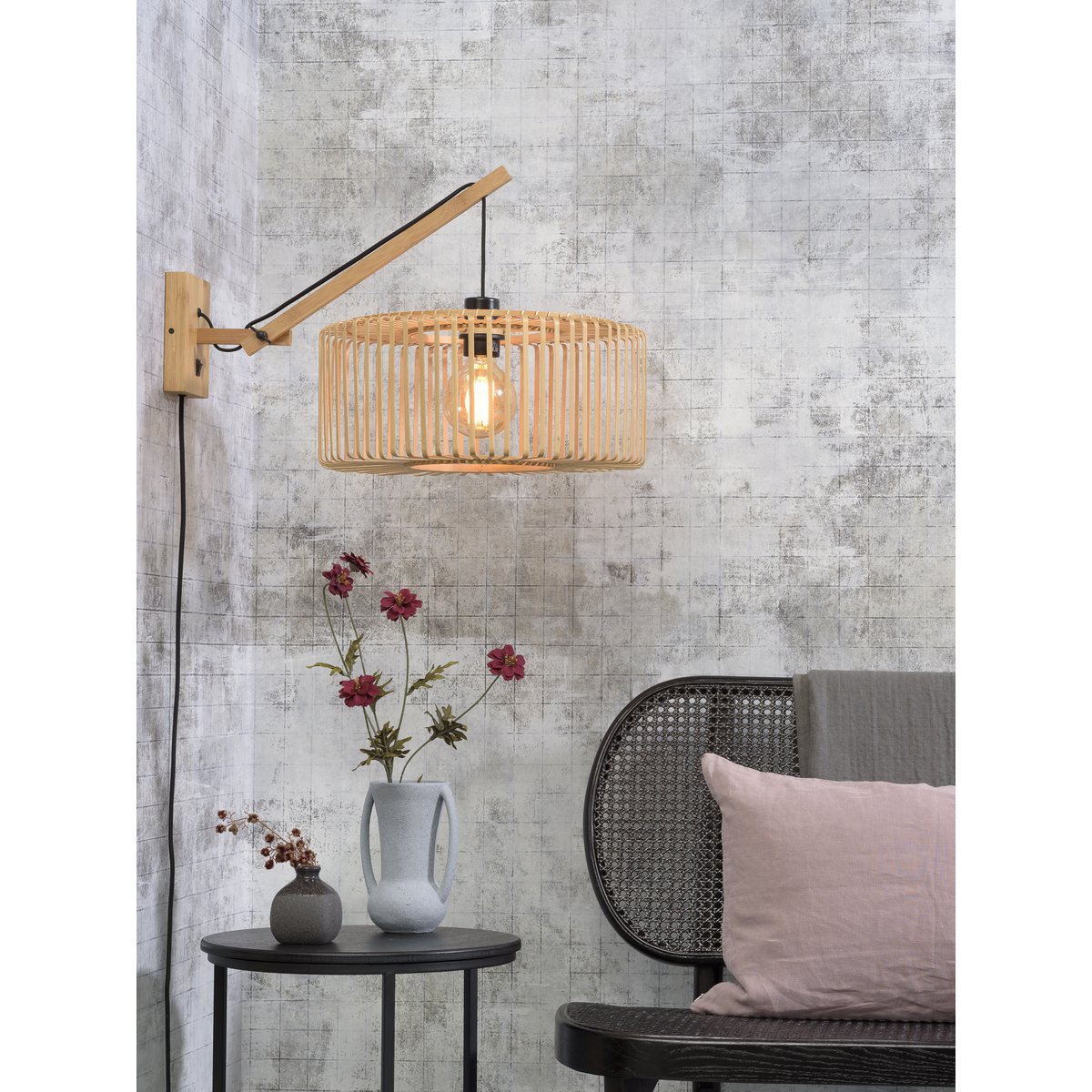 Wandlamp Bromo nat/4018 nat. S