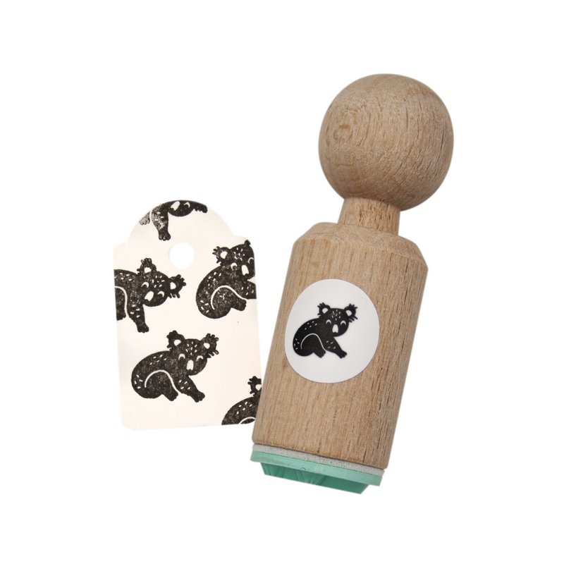 Stempel Mini Koala – idealny do artykułów papierniczych, scrapbookingu, czasopism i projektów typu „zrób to sam” – uroczy wzór zwierząt dla dzieci i miłośników przyrody