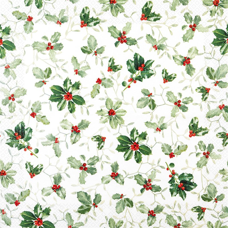 Lunch-Servietten Ilex and Mistletoe