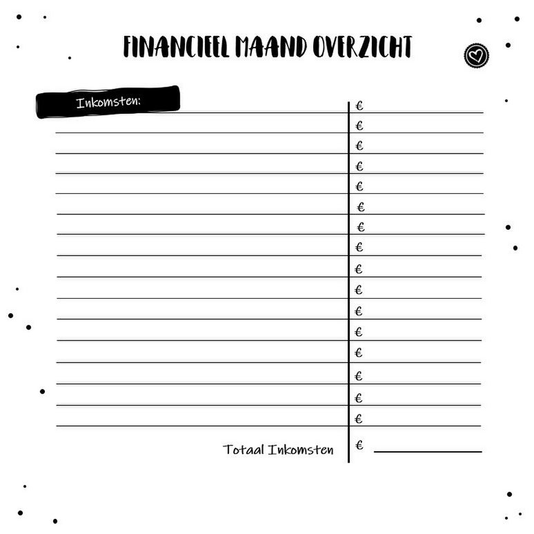 Udfyld bog SilliBeads - My Budget Planner - Hardcover Wire-o (SORT/HVID RANGE)