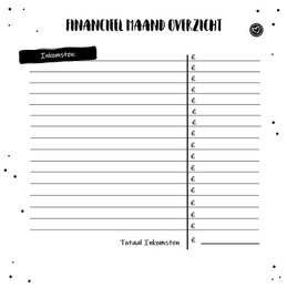 Ausfüllbuch SilliBeads - My Budget Planner - Hardcover Wire-o (BLACK/WHITE RANGE)