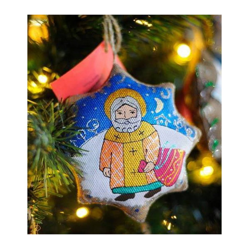Etoile de Noël "Saint-Nicolas"