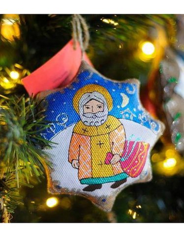 Kerstster "Sint-Niklaas"