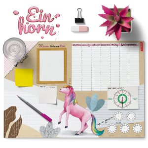 Schreibtischunterlage - Einhorn