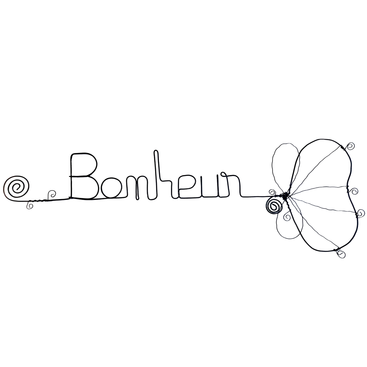 Ginkgo flower - "Happiness" - Wire wall decoration