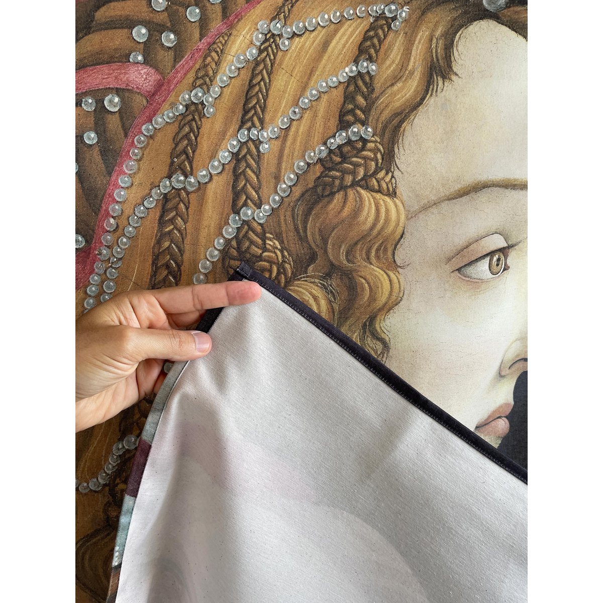 Portret van Simonetta Vespucci Wandtapijt