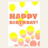 Risography Postcard - Happy Balloon - DIN A6