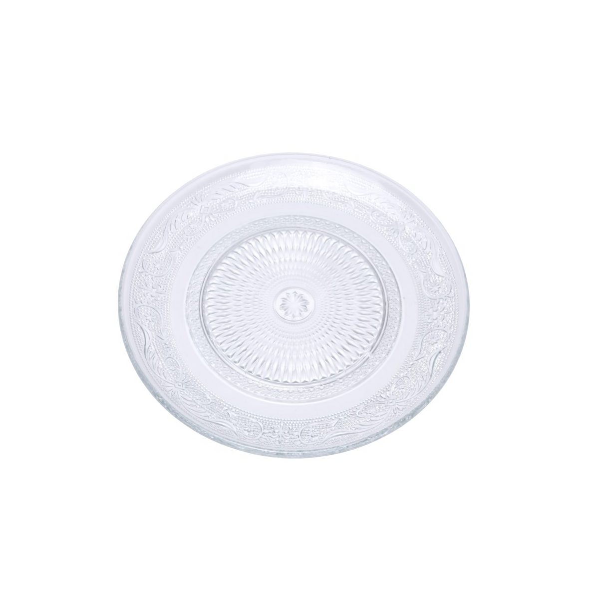 Glas desserttallerken Retro 20 cm Isabelle Rose
