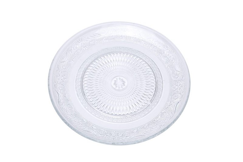 Glas desserttallerken Retro 20 cm Isabelle Rose