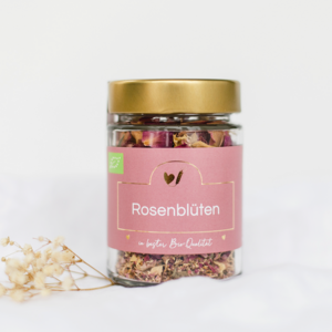 Organic rose petals
