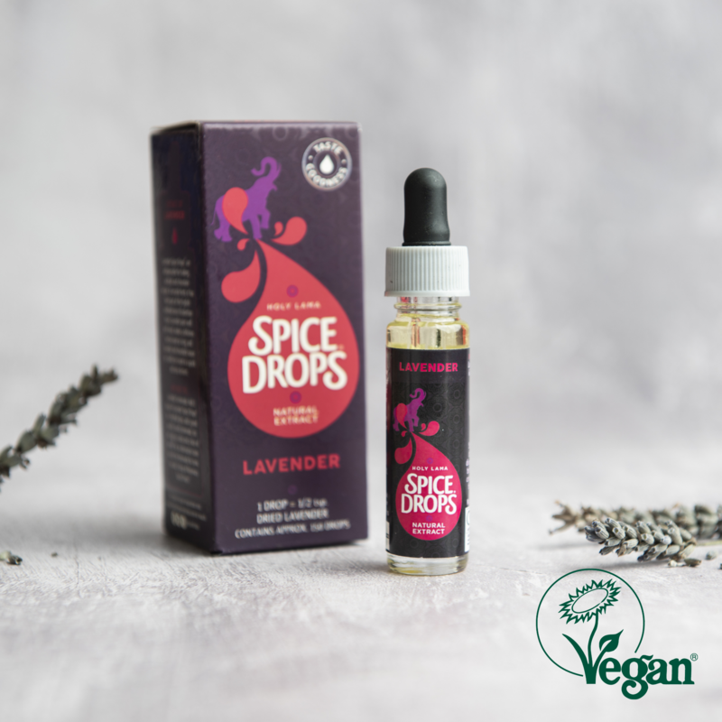 Lavendel-Naturextrakt, Gewürztropfen, ätherisches Öl, vegan