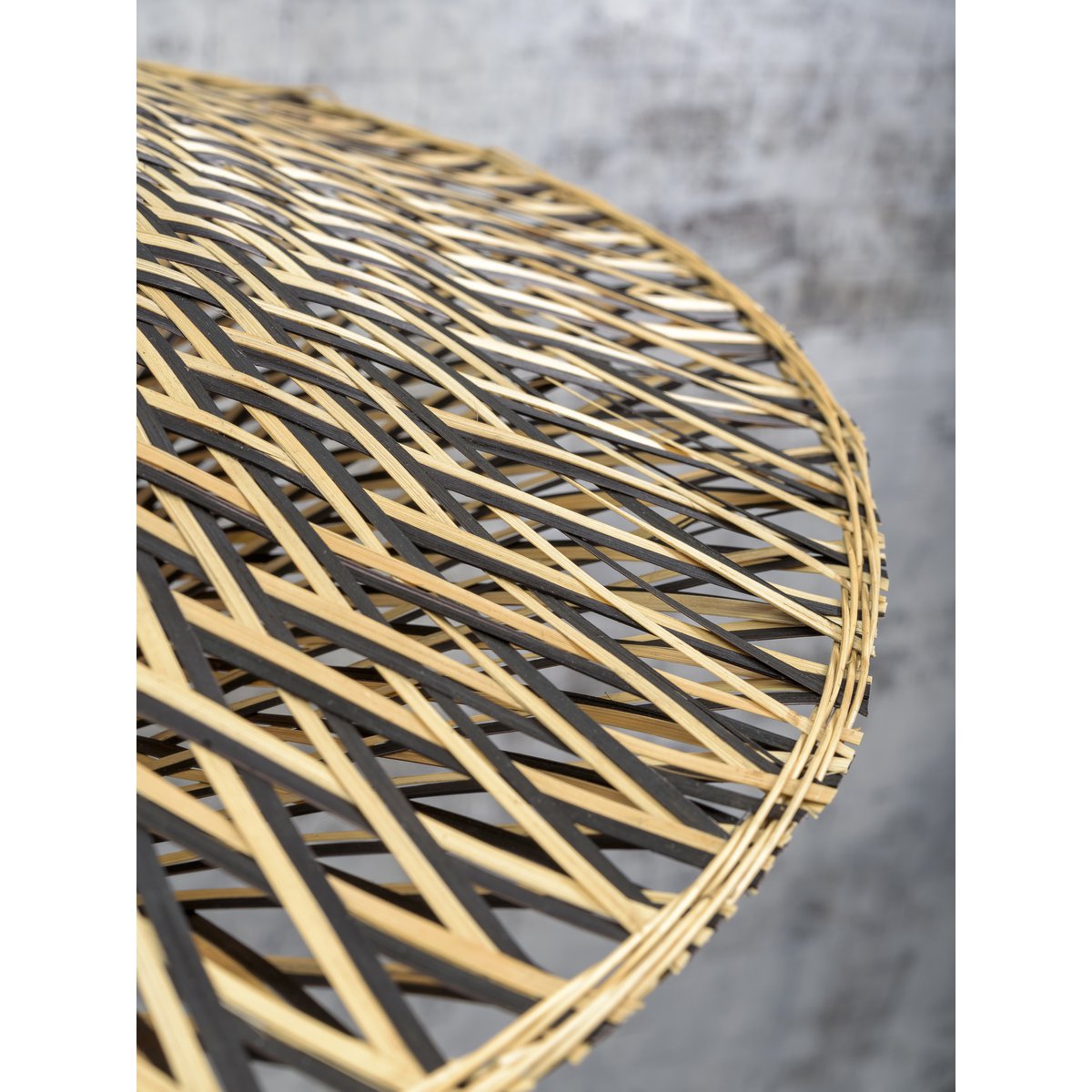 Plafón Bali 87cm zw/nat., L
